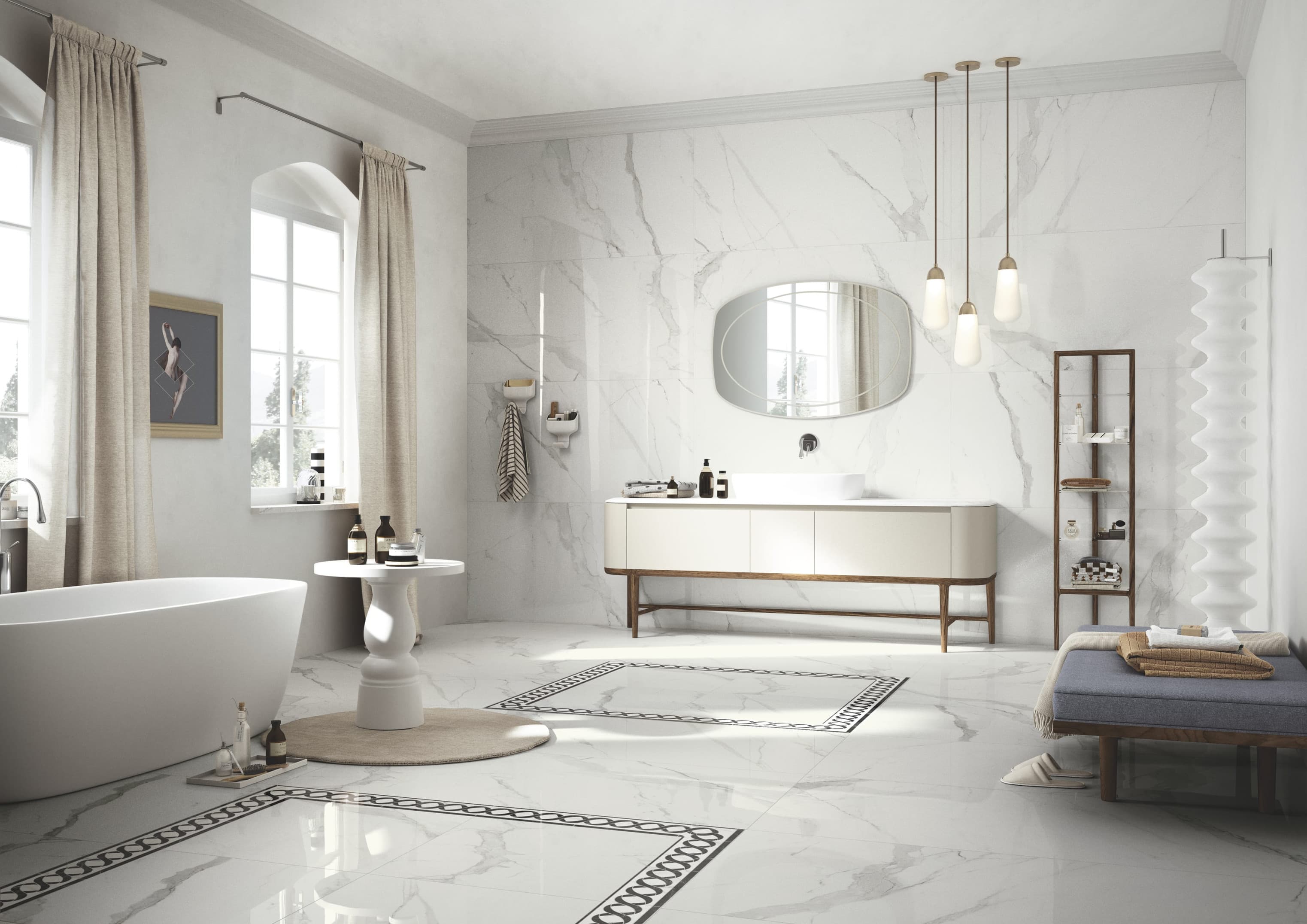 klassieke badkamer stijl