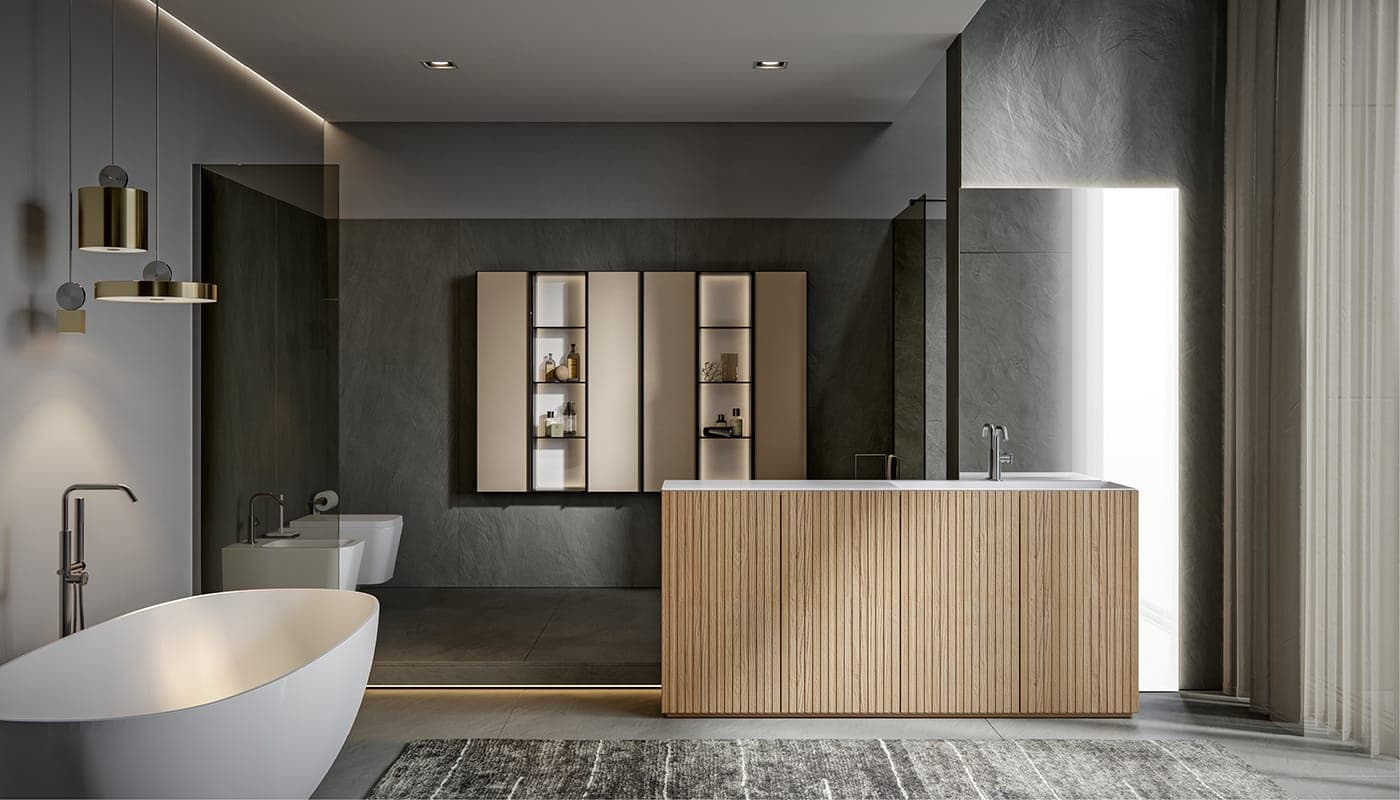 design badkamer hout